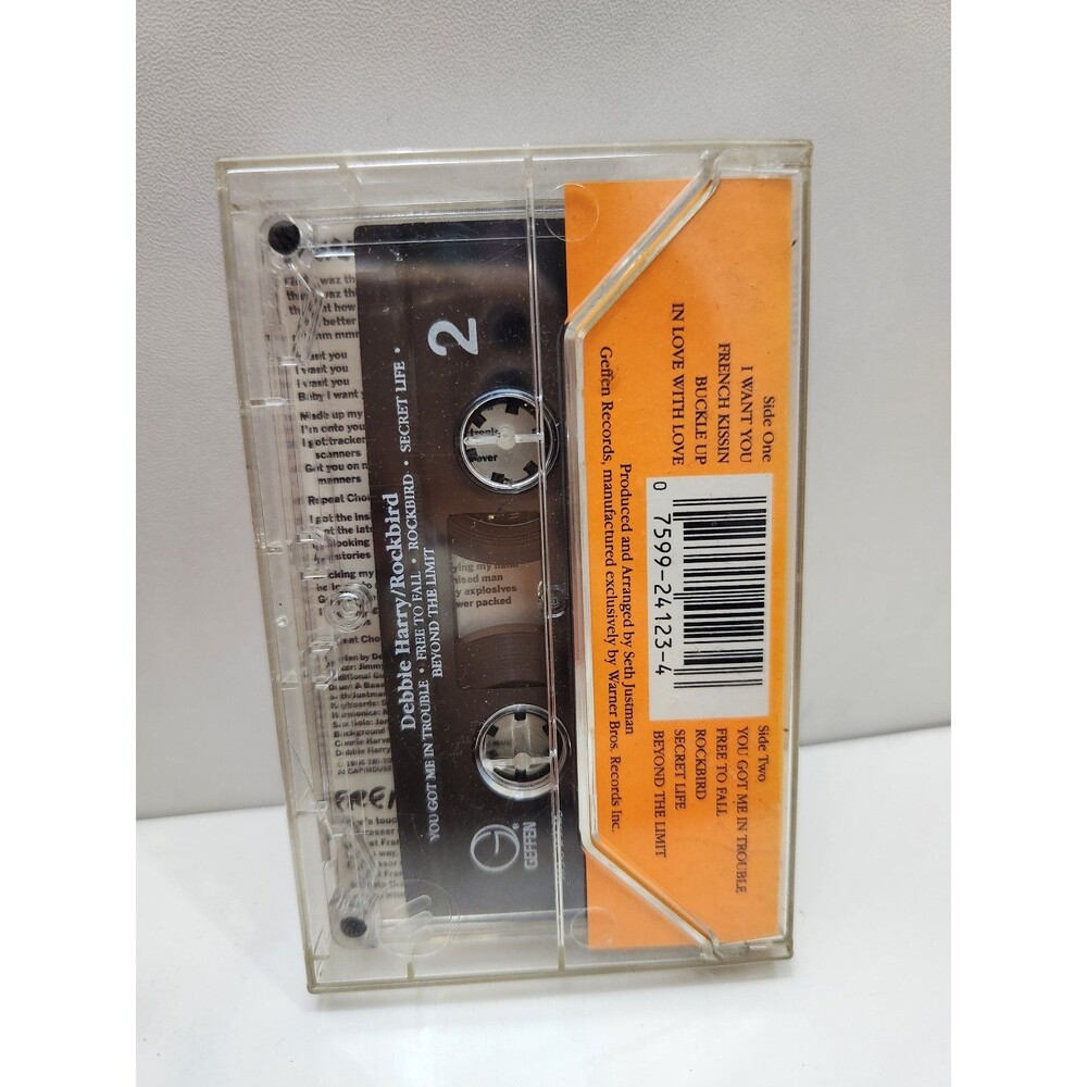 Debbie Harry Rockbird Vintage Cassette Tape (1986) - Blondie Lead Singer - Picture 3 of 4